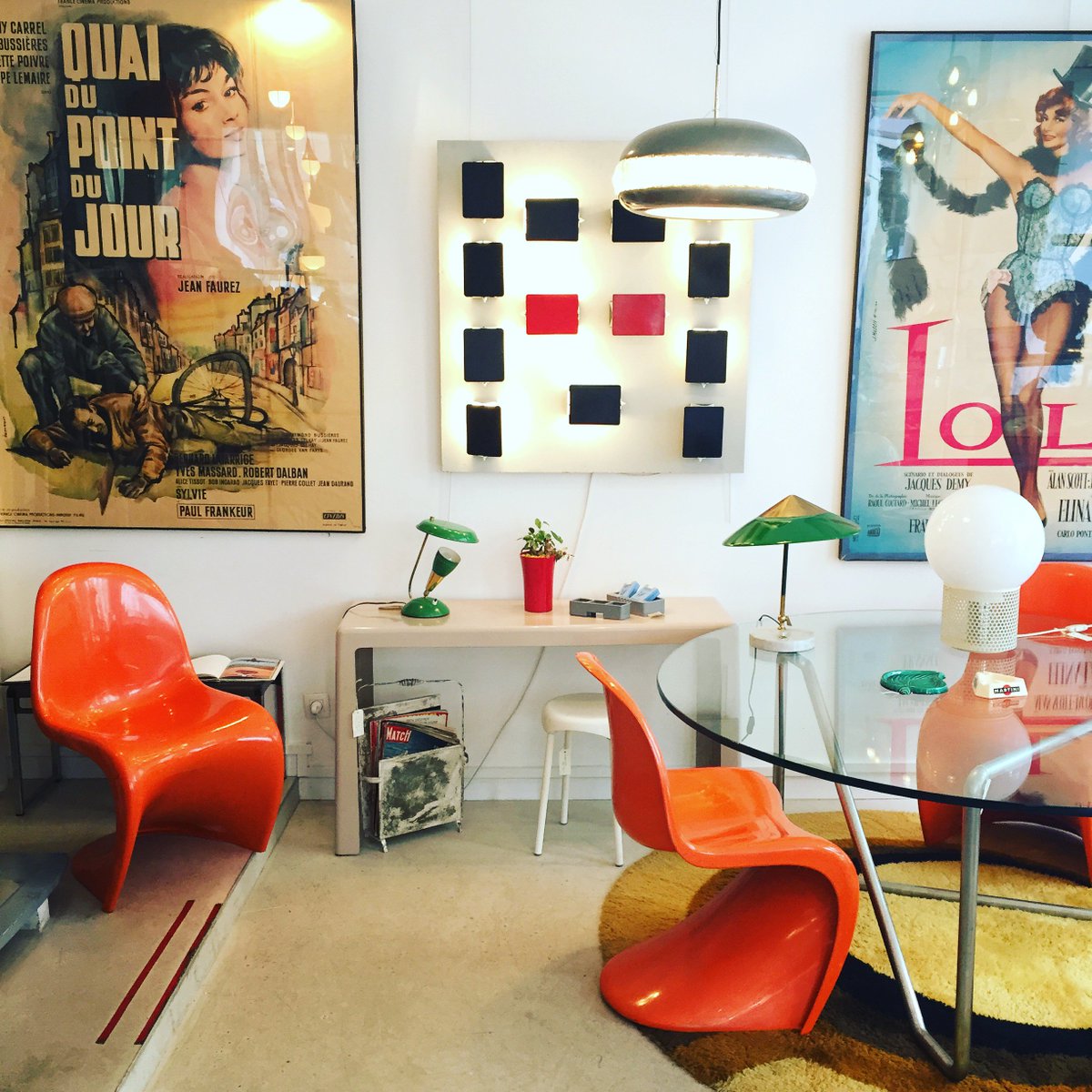 #Vintage #ForSale > midcentury modern furnitures, lamps &amp; deco items signed by #Perriand #Panton #Boyer #Stilux etc > sales@design-only.com