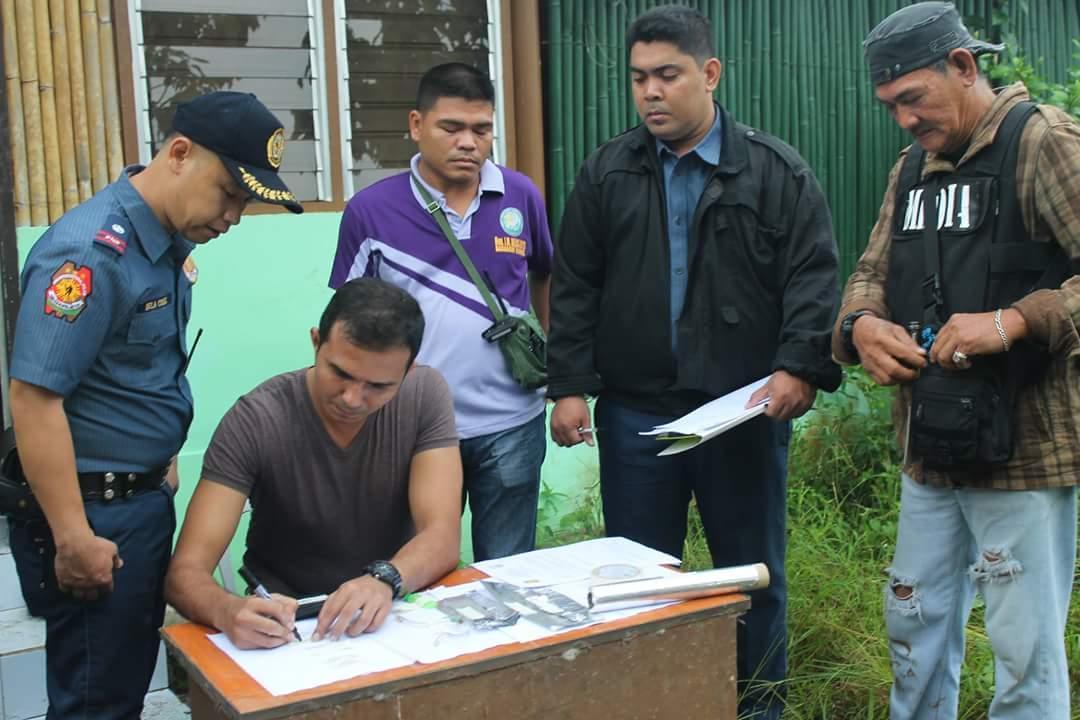 Dasma Cps on the implementation of Search Warrant No. 674(16) for violation of RA 9165 at Brgy Salawag of this city