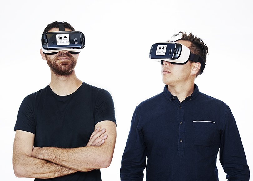 VanityFair's tweet photo. .@felixandpaul are evolving cinematic virtual reality. Meet the @Cadillac #Daring25: https://t.co/OQwlD1lmsw #ad https://t.co/T0zlXOTqsF