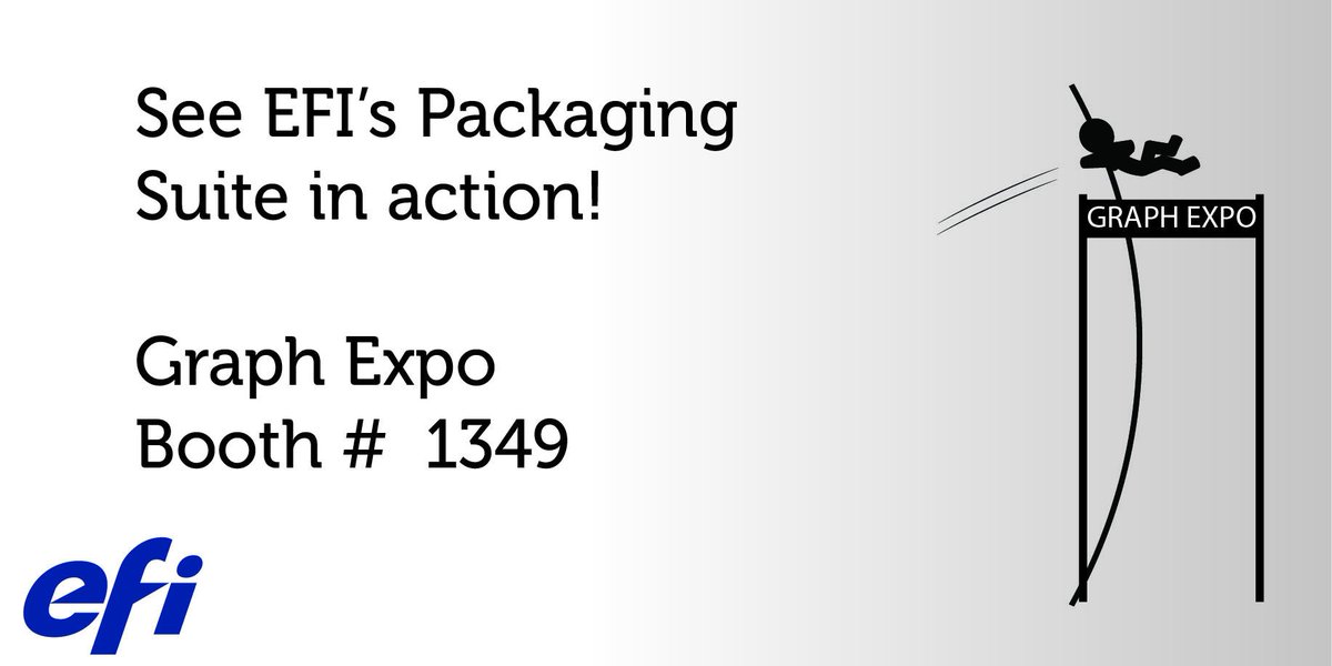 EFIPrint's tweet photo. Come to #GraphExpo on us & explore EFI #PackagingSuite in booth 1349, Sept. 25-28 ! https://t.co/OmvP3CFjdX https://t.co/i2VbfmFdAm