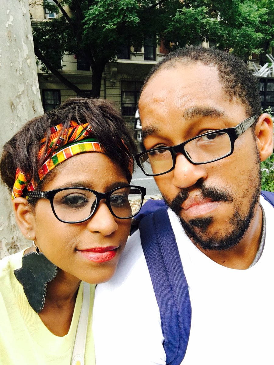 DaJadaMee's tweet photo. Me and my hubby Dalair. 💋💋💋. At the African American Day Parade. https://t.co/aJ6wxyPnqn