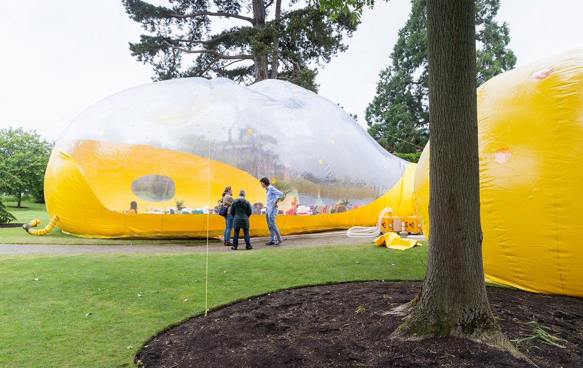 thespacesmag's tweet photo. .@SECONDHOMELDN are bringing a giant yellow dome to east London https://t.co/SIqWcgjRtK https://t.co/Eo6WcbLgWy