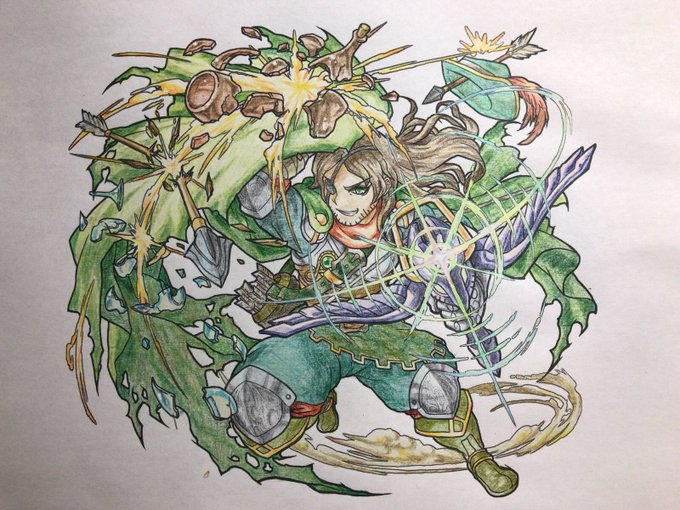 モンスト塗り絵のtwitterイラスト検索結果 古い順