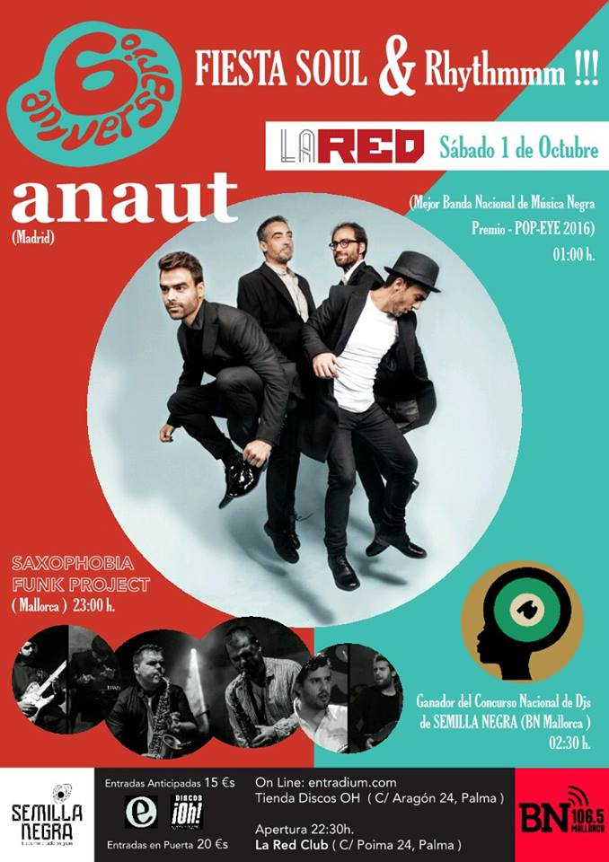 Youthing_es's tweet photo. Celebramos 6 años del programa radiofónico #SemillaNegra con ANAUT en #LaRedClub
Entradas→https://t.co/nmA7vCjVJE https://t.co/OlkodAdbuS