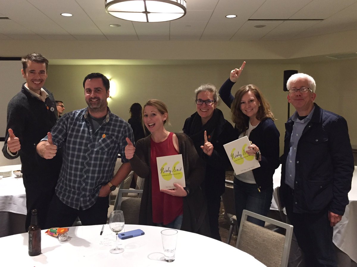 Tubes's tweet photo. #ConfabINT trivia winners! Thanks @scarequotes and @meaningmeasure for hosting. https://t.co/cGrB3ztZic