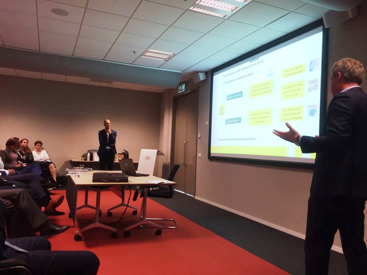 Landelijke inspiratiesessie over de verbinding tussen mensen en één van onze landelijke speerpunten, BIM #inspiratie #BIM #duravermeer