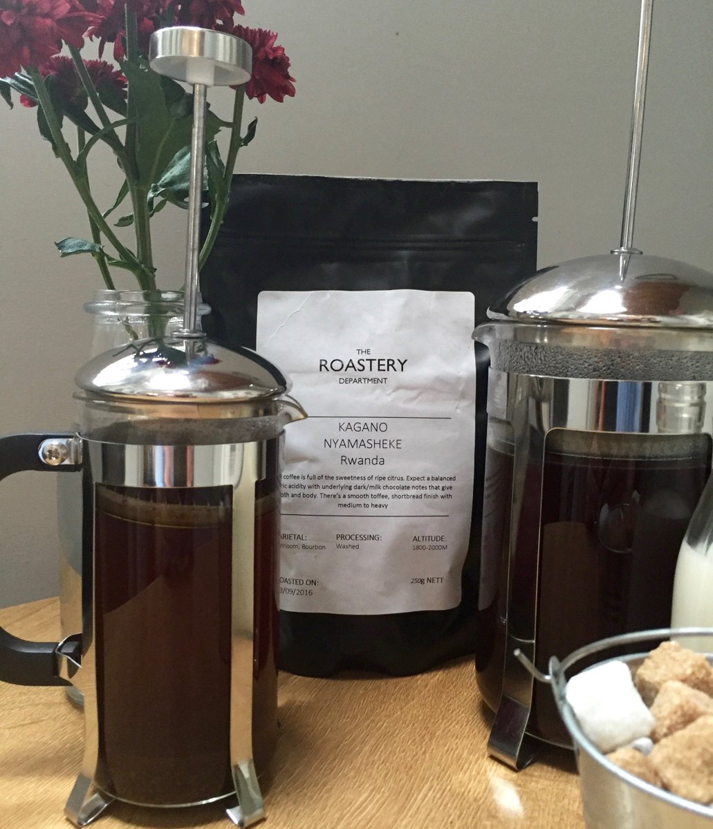 Lattedatearoom's tweet photo. A new addition to our coffee range @Lattedatearoom from @TheRoasteryDept #morningcoffee #KaganoNyamashekeRwanda @CrickLitFest @Glanusk https://t.co/wVhBCofdXc