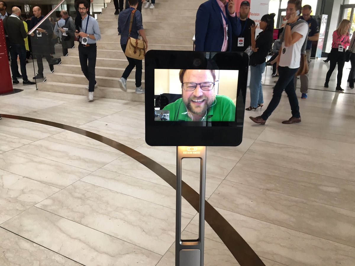 BlueOceanRobot's tweet photo. @thorroed our german joint venture used #beam to join @TechBBQ in #Copenhagen #operaen https://t.co/mNH3nrOMPh
