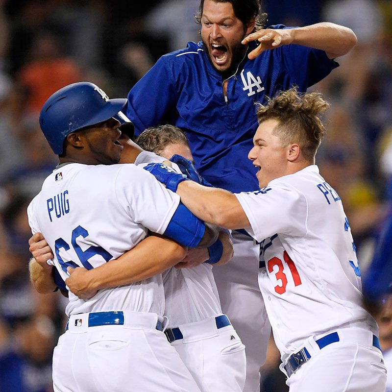 There’s a chance that <a href="/ClaytonKersh22/">Clayton Kershaw</a> was pretty excited about it. atmlb.com/2cWtDke