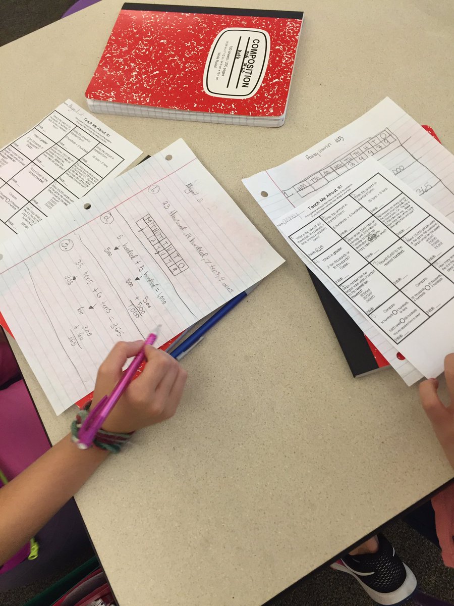 These fourth graders are doing an awesome job teaching each other math. <a href="/CedarForkES/">Cedar Fork</a>