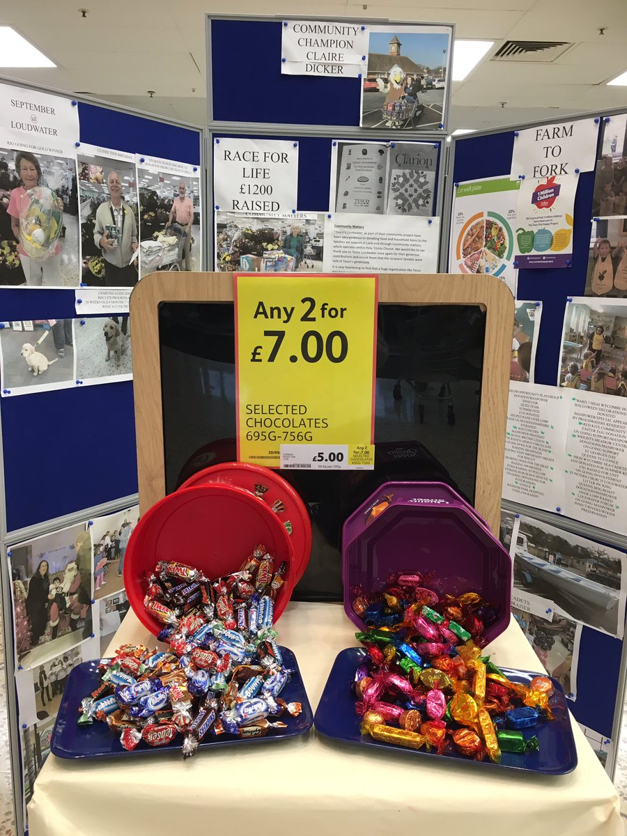 Christmas feels just around the corner with our tastings today! A treat for our customers! @RCFtescotweet