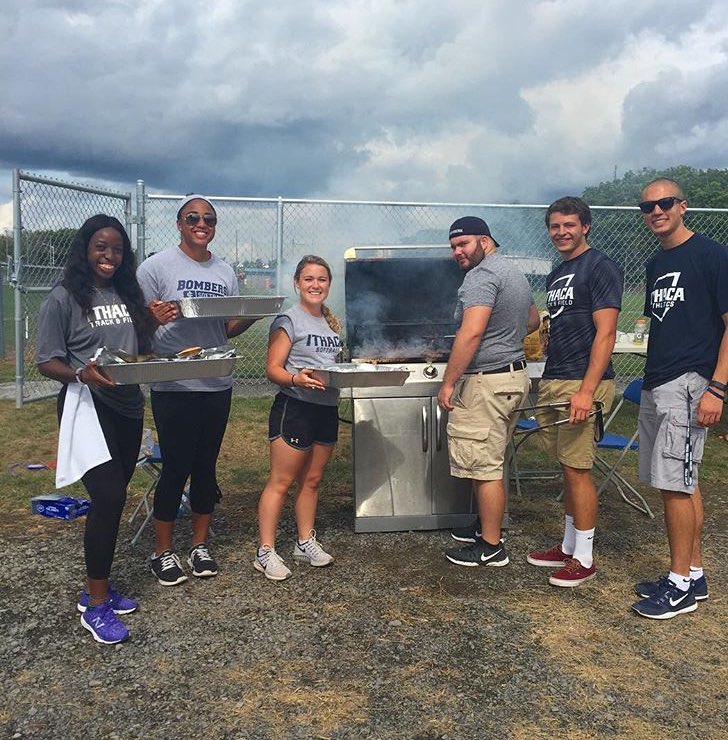 IthacaSaac's tweet photo. Thanks to everyone who came to the Bomber Bash! Congrats to the M's soccer team on their win vs Stevens and the W's tied game vs Rochester https://t.co/US3yfgrtAR