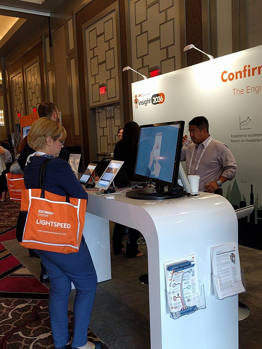HollyNCarter1's tweet photo. . #insight2036 is still getting a lot of participants in day 2 of #ESOMAR @confirmit https://t.co/yql9MQSpNv
