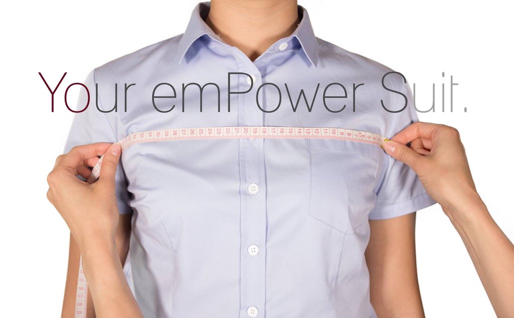 We don't put sizes on our emPower Suits, we put NAMES &amp; there's one waiting for you! (: #Kickstarter #Crowdfunding kck.st/2cwCdDd