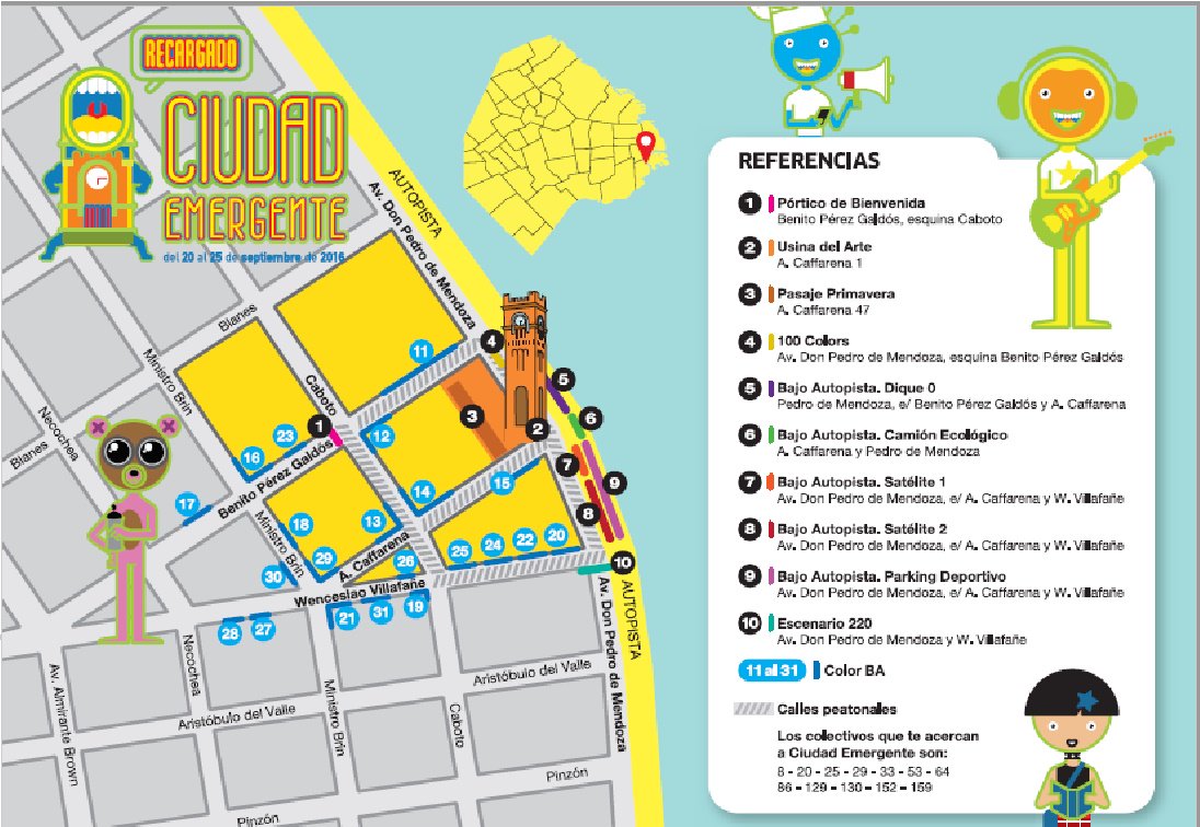 #AgendaPaseo #Hoy arranca #CiudadEmergente en <a href="/DistArtes/">Distrito Artes BA</a>! 
Cincos días con #gastronomía, #música, #cine y más! #Gratis