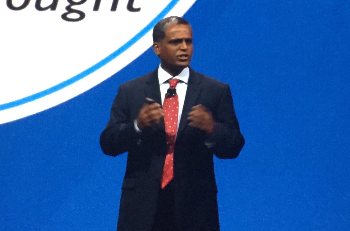 clickbyclick's tweet photo. Love the #henryadams reference @bhanubm, "Chaos was the law of nature, order was the dream of man." #oow16 #generationcloud https://t.co/H9t8g63PsM