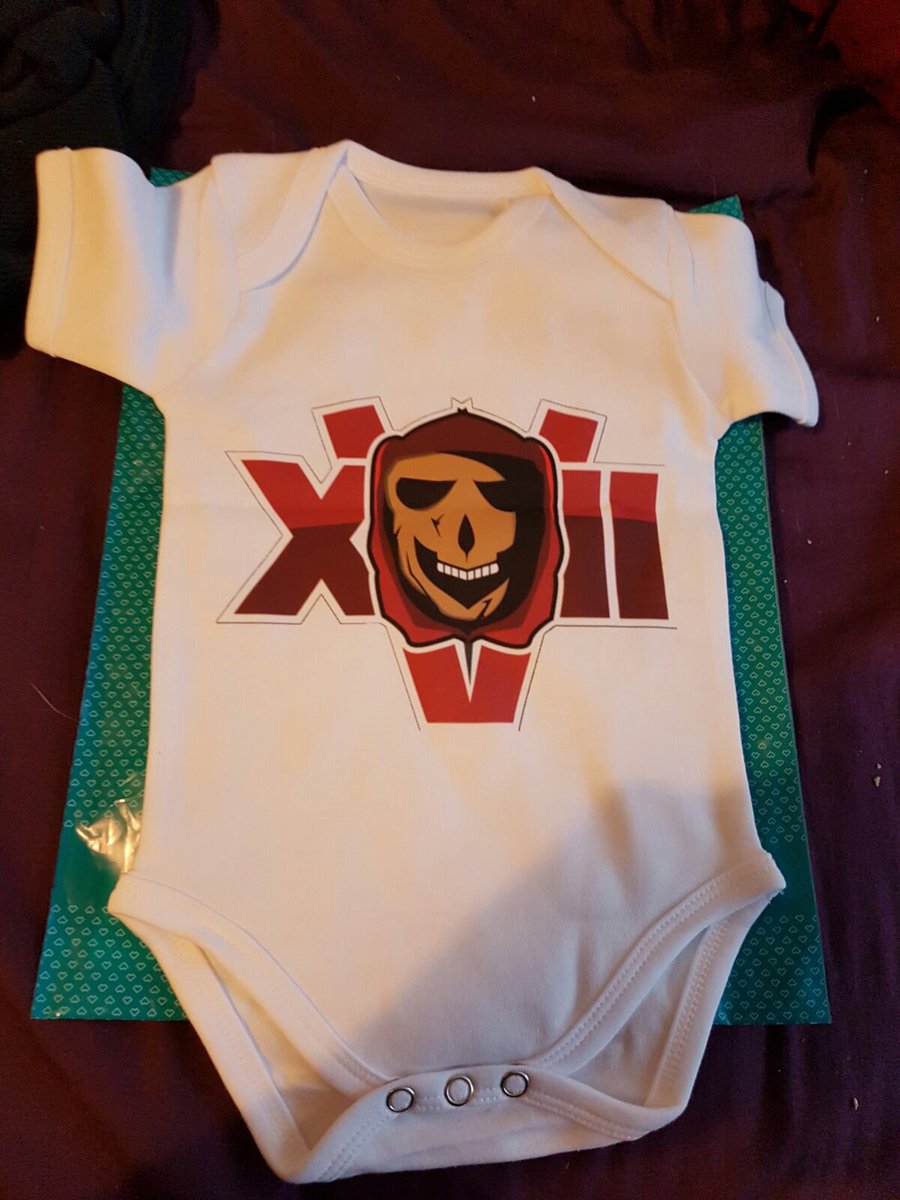 Newest member of XVII is now kitted out! #StartThemYoung
