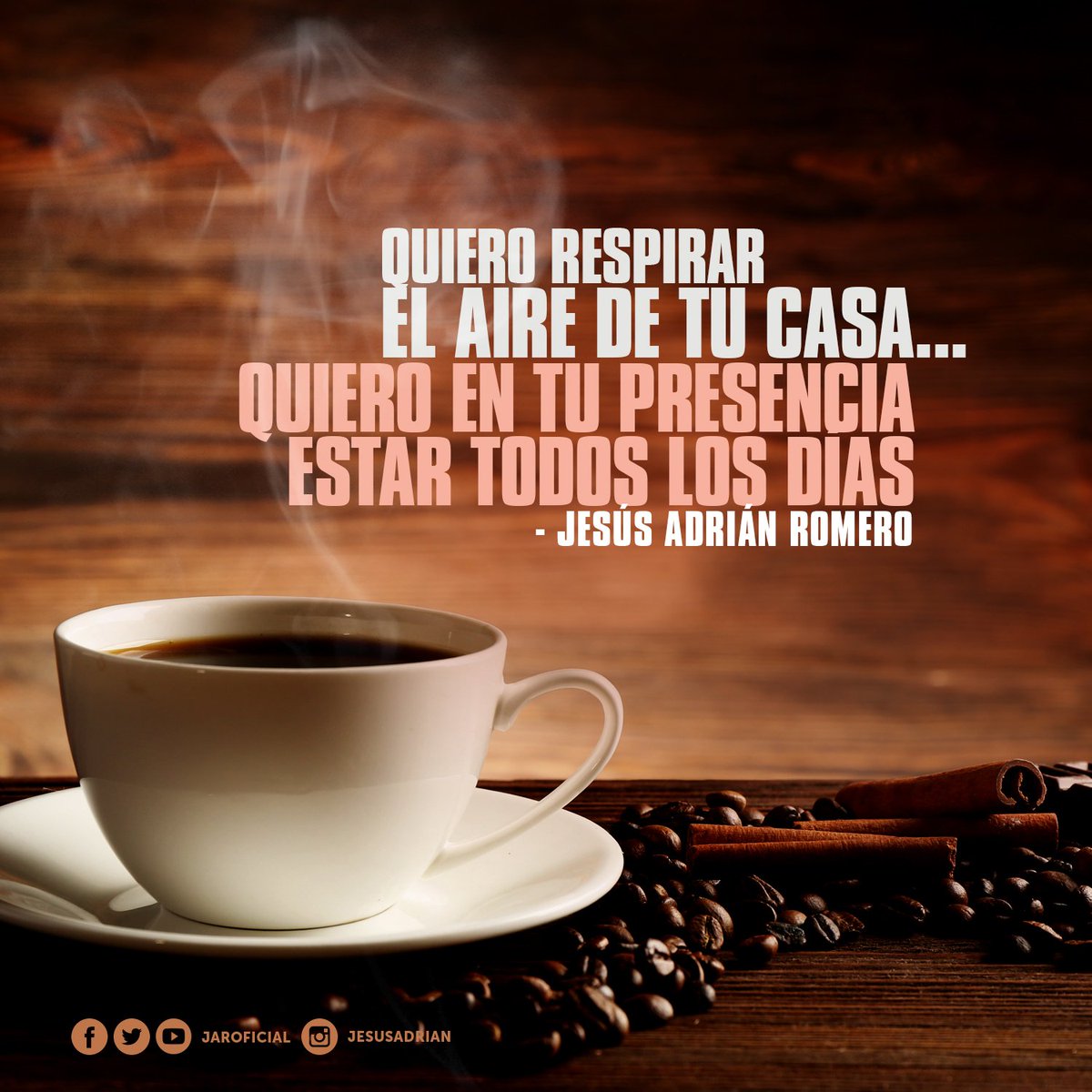 jaroficial's tweet photo. Quiero en Tu presencia estar todos los días.
https://t.co/GcqbyToP0Z https://t.co/HM6MOa2H2A