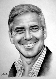 George Clooney by fr #Draw #Pencil ift.tt/2cAAjRR