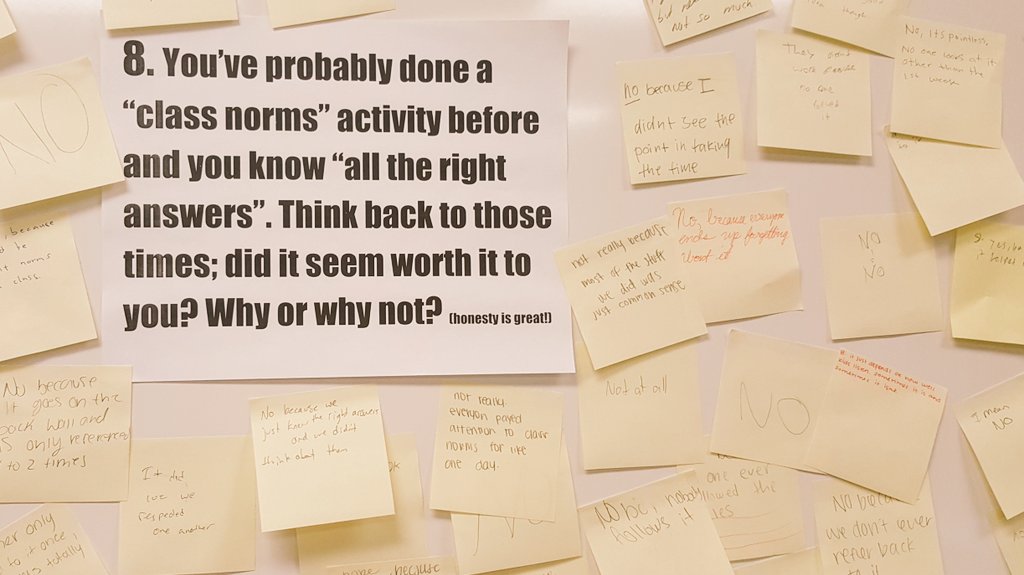 MrMailhot's tweet image. I think we need to rethink how class norms are done and used...the overwhelming response is "no because..."