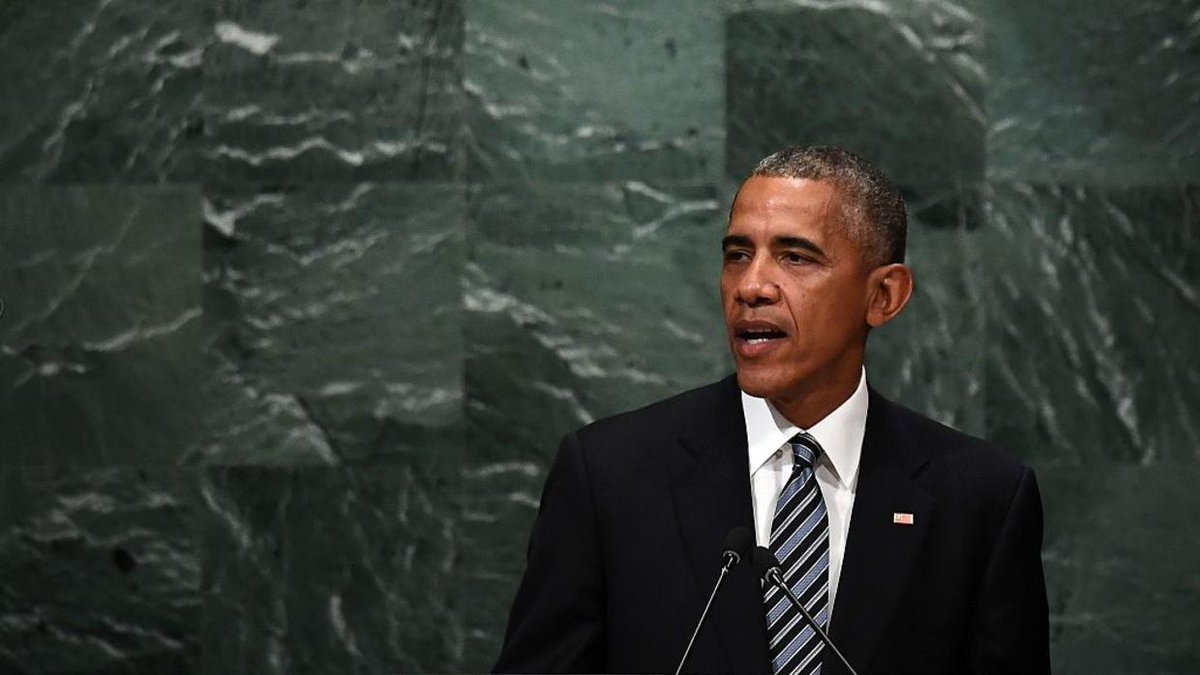 UniPolitica's tweet photo. .@POTUS en su último discurso ante la ONU: una nación con muros "solo será prisionera de sí misma". https://t.co/CLKqXUAwy5 https://t.co/AzjgQv87SY