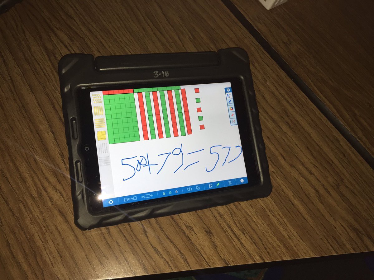 BL_INTERVENTION's tweet photo. Place value on the iPads! #nextgenclassroom #100splace #howmany10sin100 https://t.co/tKw2VXjBHT