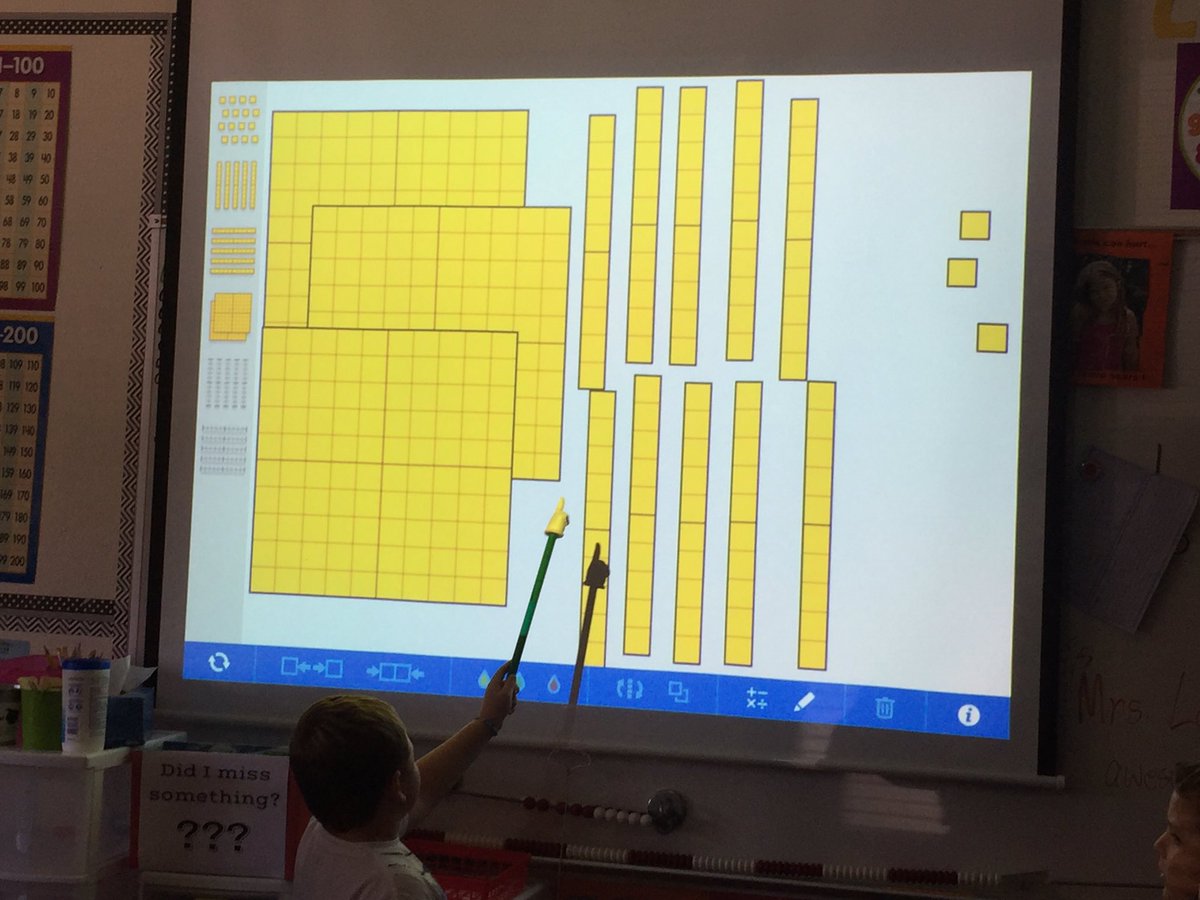 BL_INTERVENTION's tweet photo. Place value on the iPads! #nextgenclassroom #100splace #howmany10sin100 https://t.co/tKw2VXjBHT