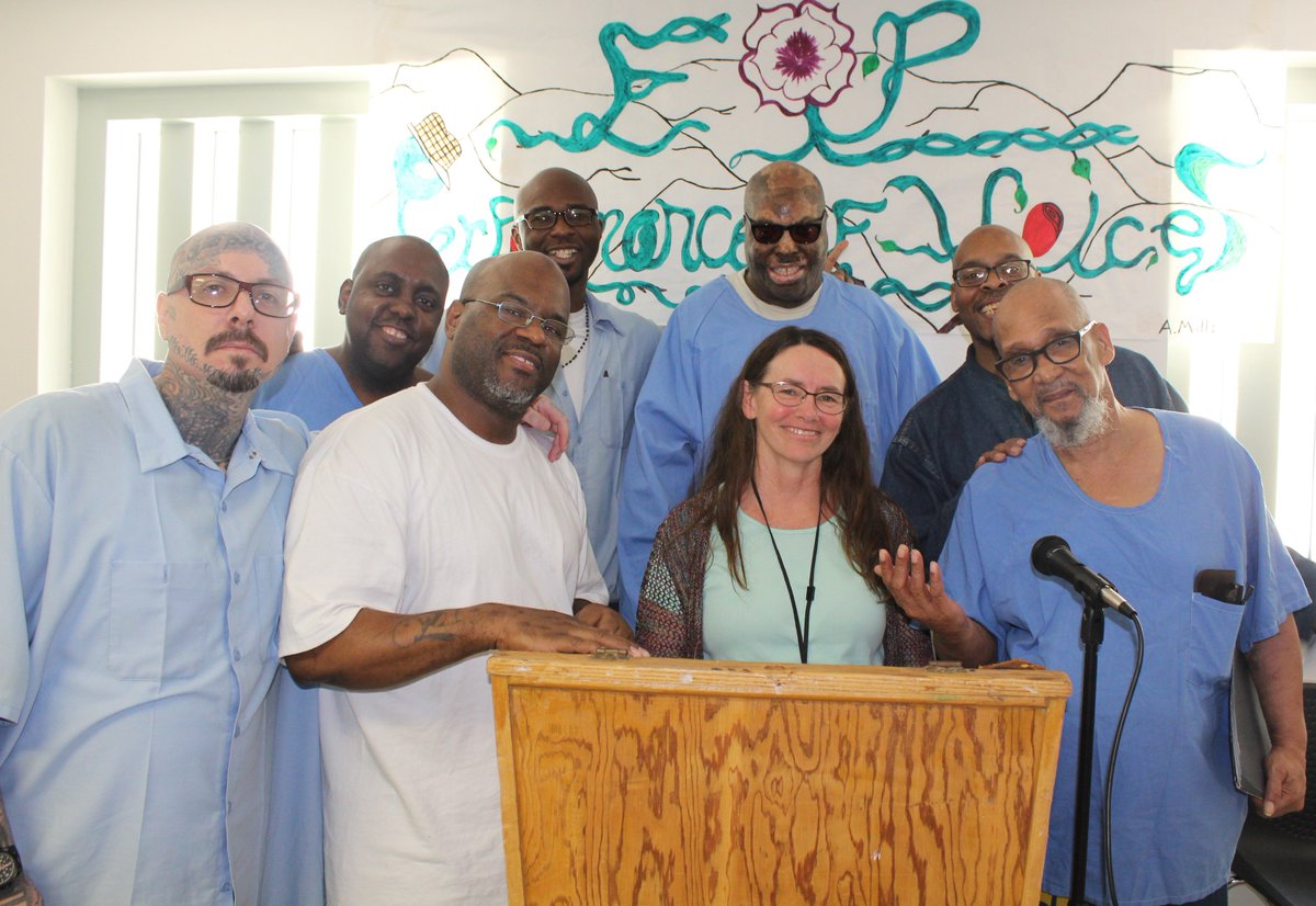 CACorrections's tweet photo. Inmates find their voices through #RecreationalTherapy #poetry program in #Vacaville: https://t.co/9LHRhB0Jla. https://t.co/MnMfW92osN