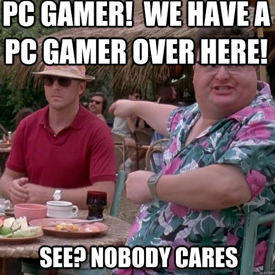 Synergizee's tweet image. For the ones who Brag about PC