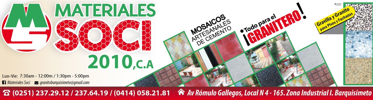 oydlara's tweet photo. #BQTO Materiales Soci 2010 C.A cuenta con todo para el granitero, mosaicos, gravilla y granito para pisos y fachadas 02512372912 #OYDLARA https://t.co/fcCgFLqVF1