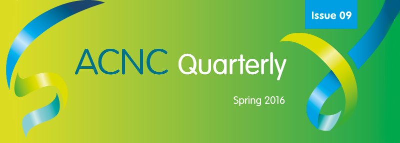 The Spring edition of ACNC Quarterly is available! Read it now: acnc.gov.au/Quarterly