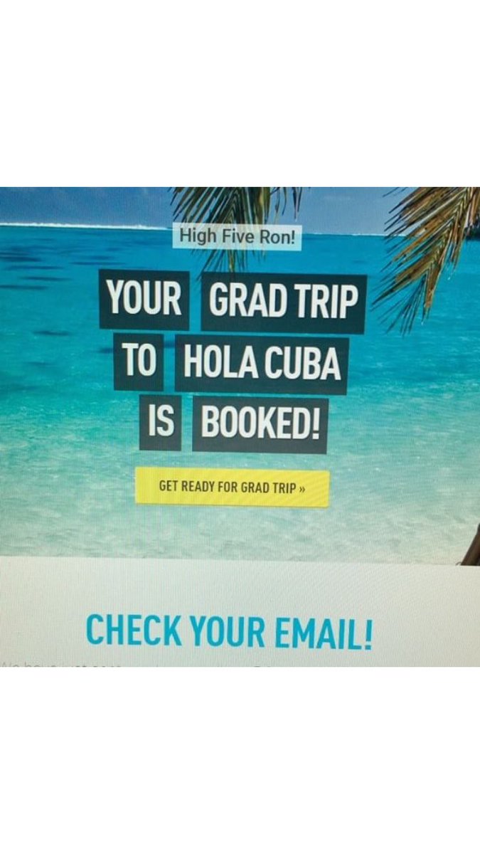 CANT WAIT TO SEE YOU IN CUBA RON!!! grad trip here we come☀️👙🏖🏝🏄🏻🌴🍹