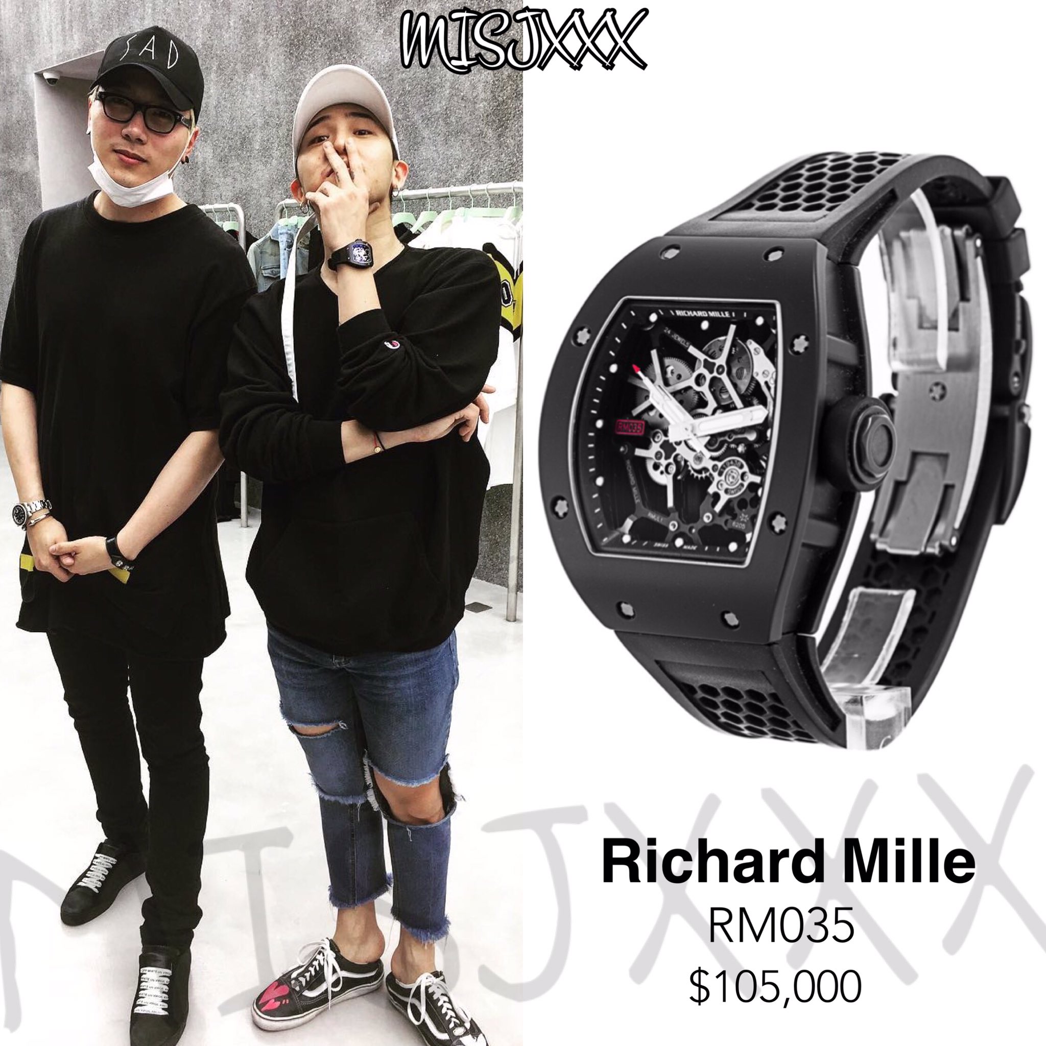 G dragon outlet richard mille