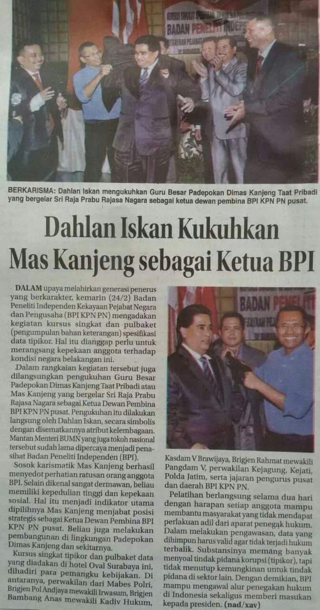 rita_wahyu's tweet photo. Bakal jadi viral of the day?
@jawapos #kanjengdimas #kanjeng https://t.co/cbLXOfKgTo