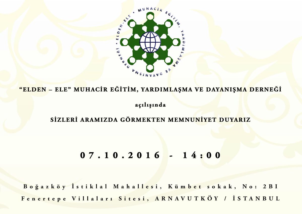 gerederi's tweet image. #EldenEle #MuhacirOkulu AçılışaKatıl 7EkimCuma #MuhacirleriSevindir #Boğazköy #FenerTepe #Arnavutköy @Turkistan1ligi