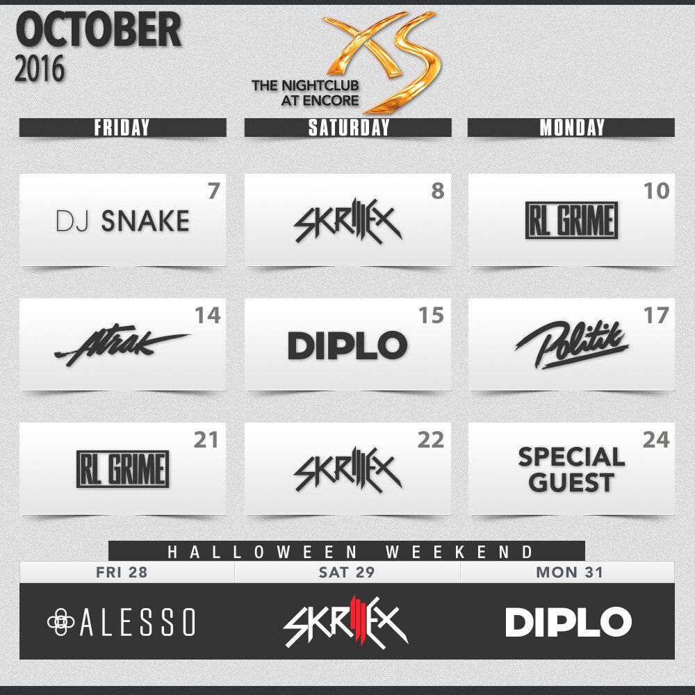 . @XSlasvegas brings the heat this October!