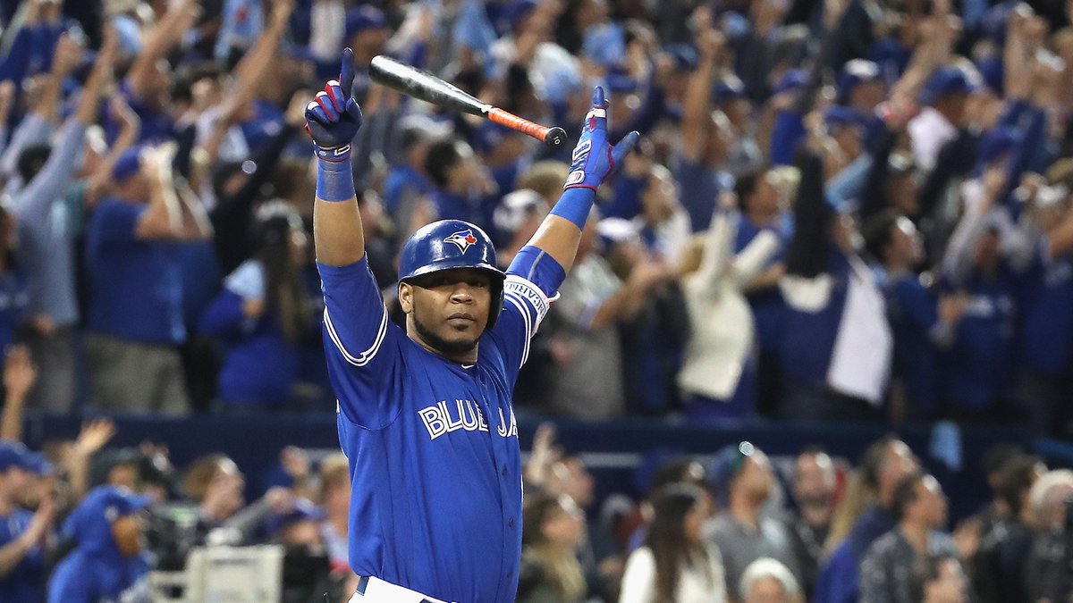 Deadspin's tweet photo. VIDEO: Edwin Encarnacion hit a walk-off to goddamn Mars to put the Blue Jays through https://t.co/JHVuchyoWI https://t.co/sgPhgbMwUi