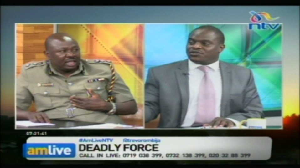 ntvkenya's tweet image. There is a reason why the force Owino serves was changed from the Kenya Police Force to the Kenya Police Service - Olola. #AMLiveNTV