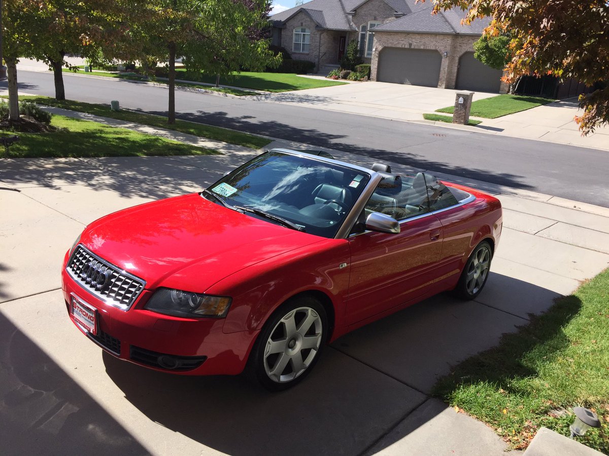 drjdeazevedo's tweet photo. This happened today! Excellent service @StrongAudi used car sales. #AWD 4 snow &amp; #convertible 4 sun. #perfectmatch #audi https://t.co/6idiSj6J5O