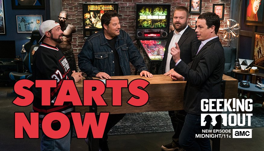 It’s an all #TWD episode of #GeekingOut with <a href="/RobertKirkman/">Robert Kirkman</a> and #DaveAlpert, starting now!