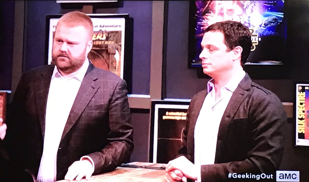 Nice interview as usual Mr <a href="/ThatKevinSmith/">KevinSmith</a> with Mr <a href="/RobertKirkman/">Robert Kirkman</a> <a href="/GeekingOutAMC/">Geeking Out</a> #GeekingOut