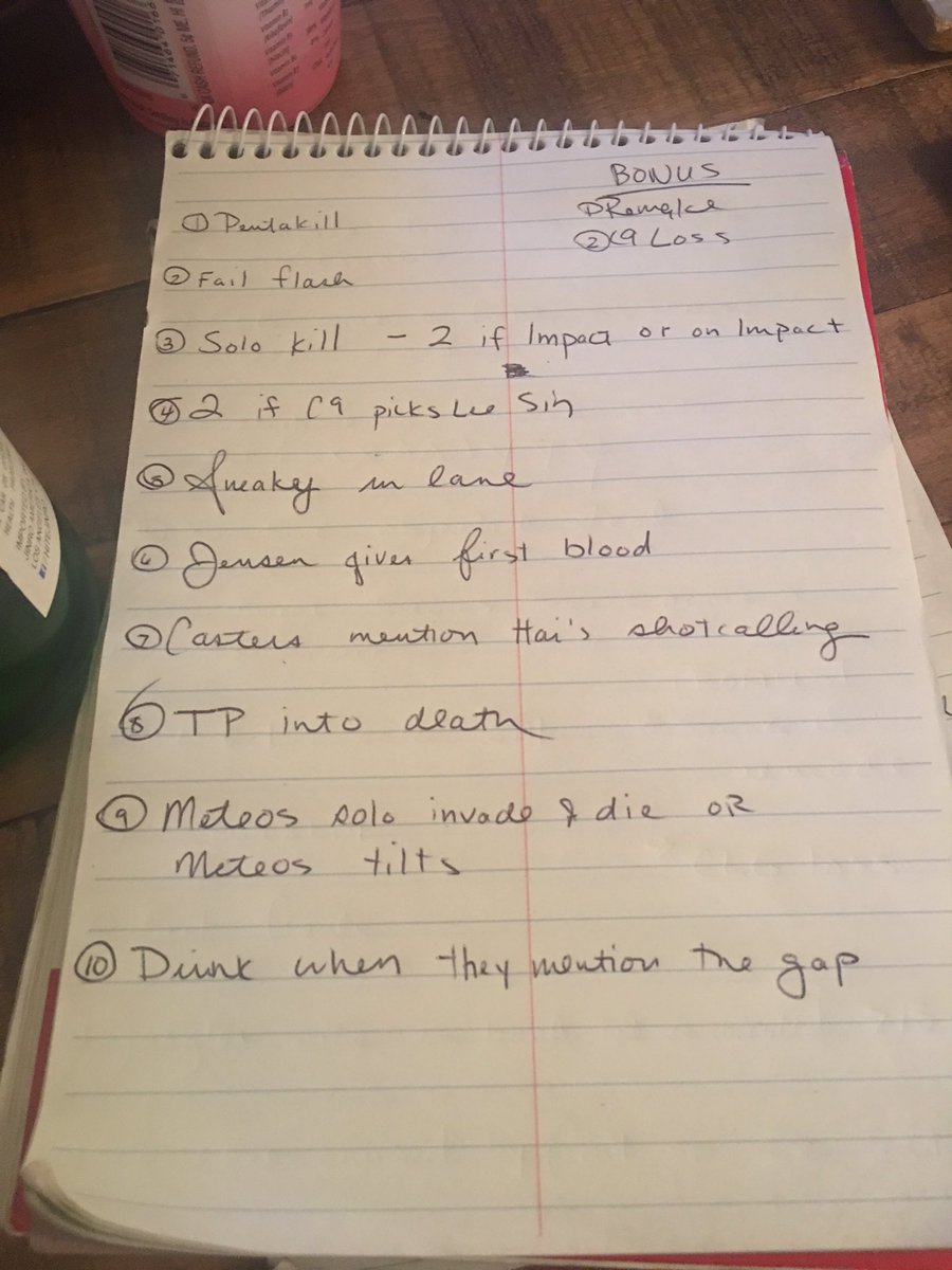 ScarizardPlays's tweet image. HERES THE RULES FOR C9 IMAY DRINKING LETS GO #Worlds