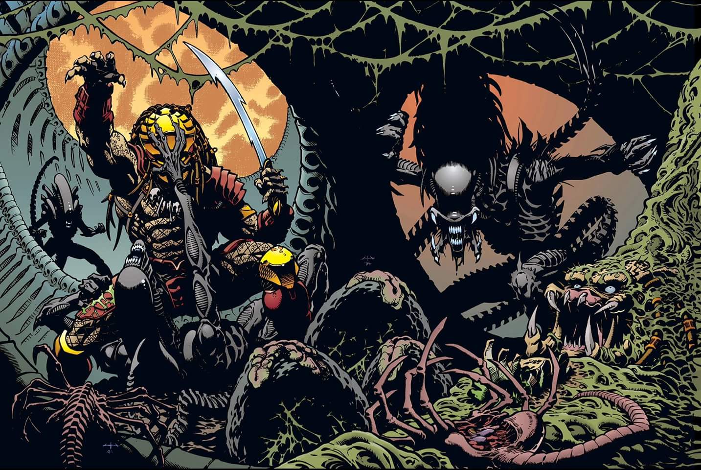 Alien vs. Predator Galaxy on X: This awesome piece of Alien