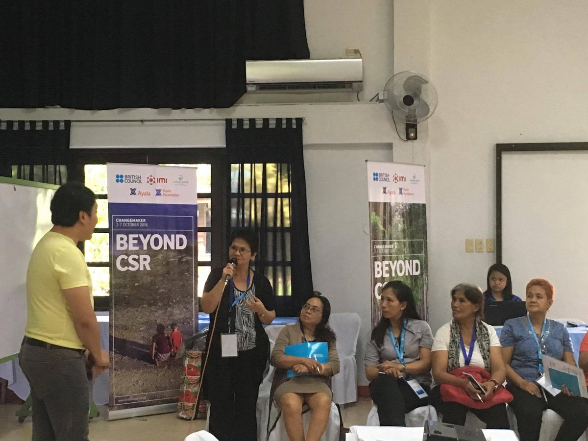 phBritish's tweet image. #BeyondCSR participant asks for practical tips on how a social enterprise can work with communities to help more people @ayalafoundation