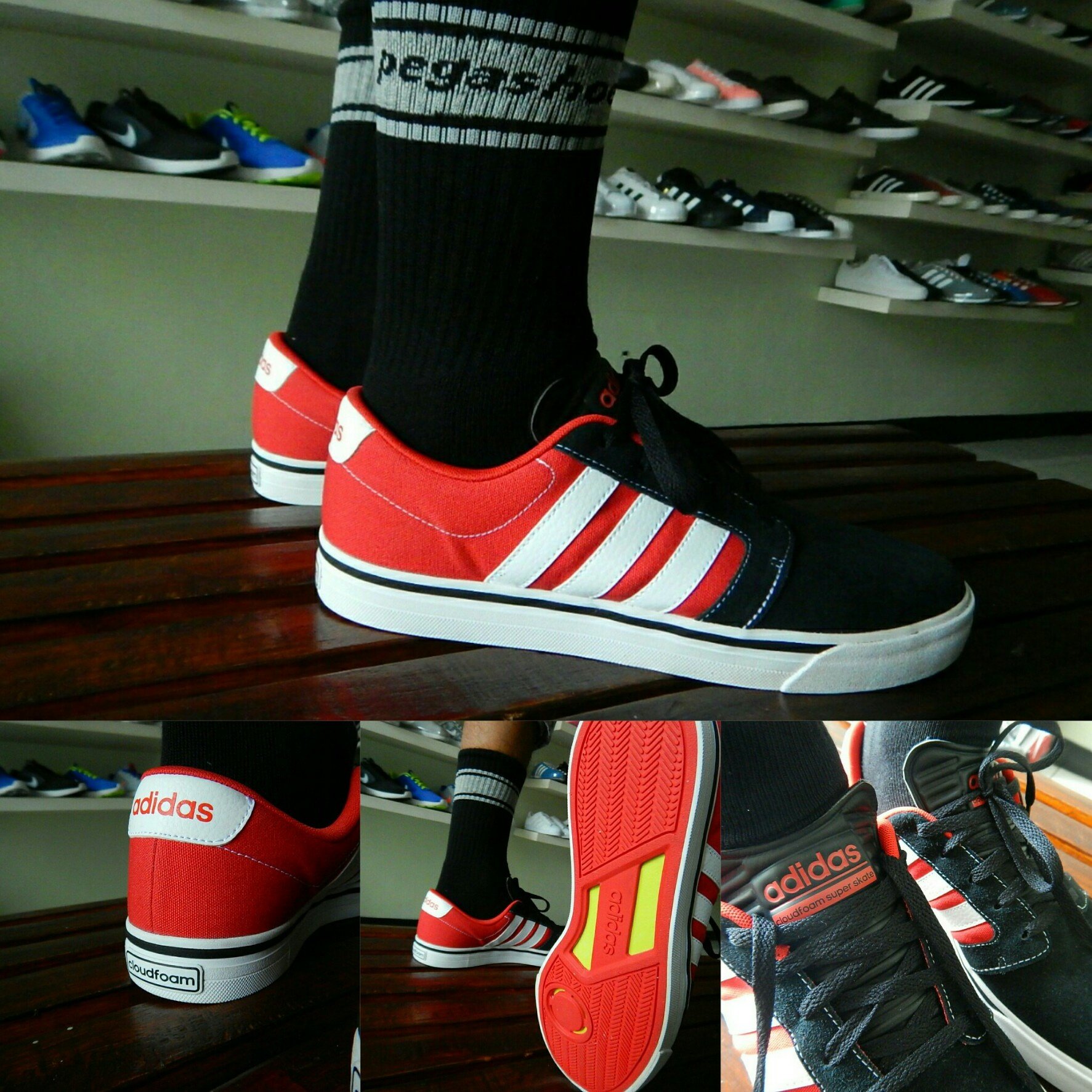 Cloudfoam super top skate black