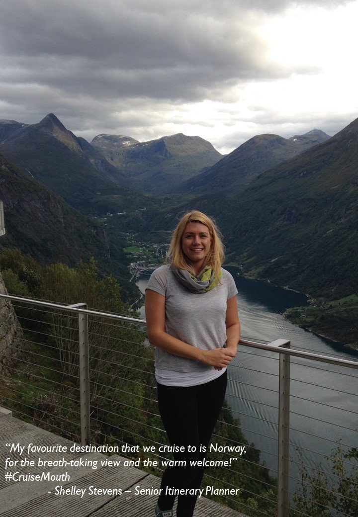 allleisuresales's tweet photo. Shelley's favourite place is Norway. Minerva has 2 sailings to Norway in Summer 2017 including Oslo as well the Fjords! #CruiseMonth https://t.co/sD4fIqscRh