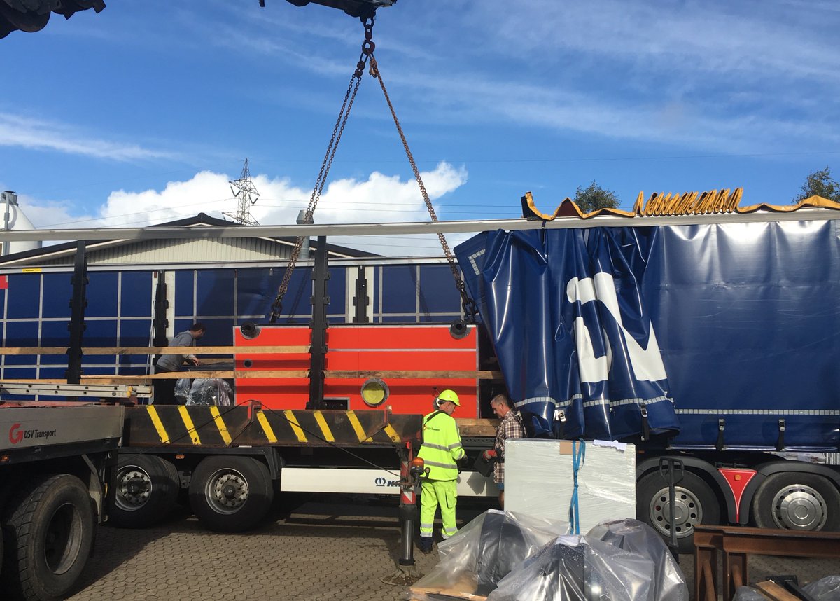 JustsenEnergi's tweet image. 995 kW RHI compliant Justsen hot water boiler system type ARGUS Flex 17 Pure shipped to UK. In cooperation with @CoreBiomass #biomassboiler