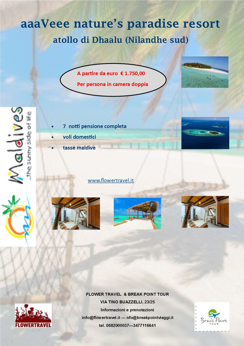 flowertour's tweet photo. #maldive #viaggiare #viaggimaldive https://t.co/mH9oPPUjcA