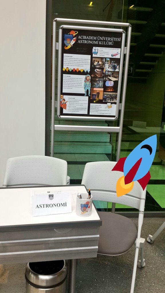 Tanıtım günleri için hazırır. Standımıza herkesi bekliyoruz #acibademuniversitesi