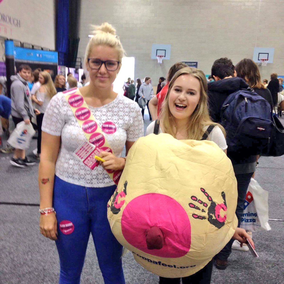 UBTLboro's tweet image. Check out the boob team spreading love at the activities bazaar yesterday 🍉🐶 @CoppaFeelPeople @KrisPoB